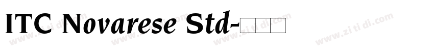 ITC Novarese Std字体转换